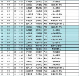 山东鲁能中超赛程公布表