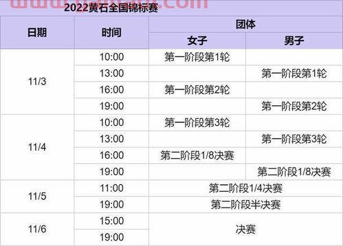 冠军赛乒乓球赛程安排表（冠军来了乒乓球）