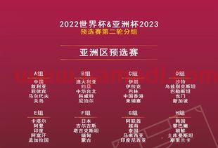 2022年世界杯预选赛中国队赛程时间
