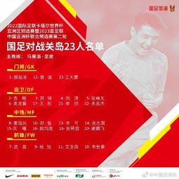 国足主场首秀迎战关岛(国足主场首秀迎战关岛的是谁)