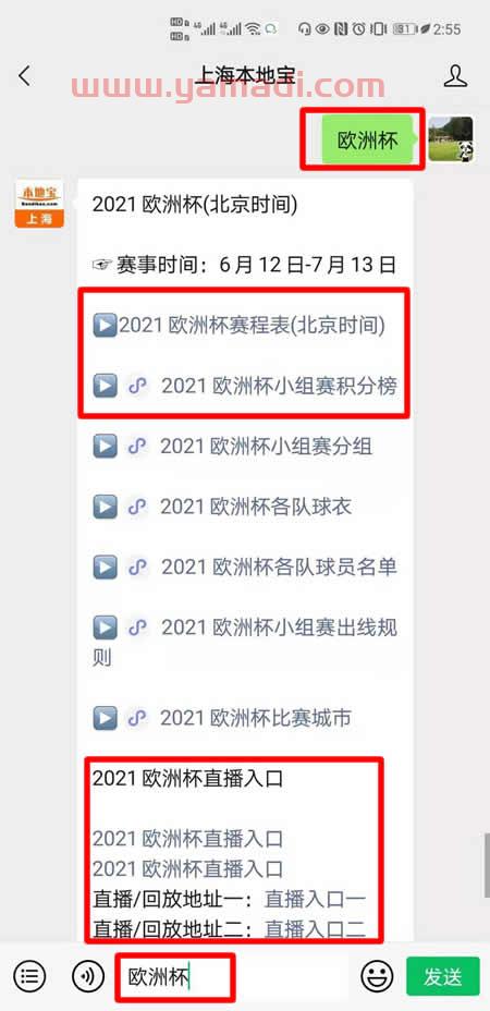 2021年欧洲杯赛程表北京时间